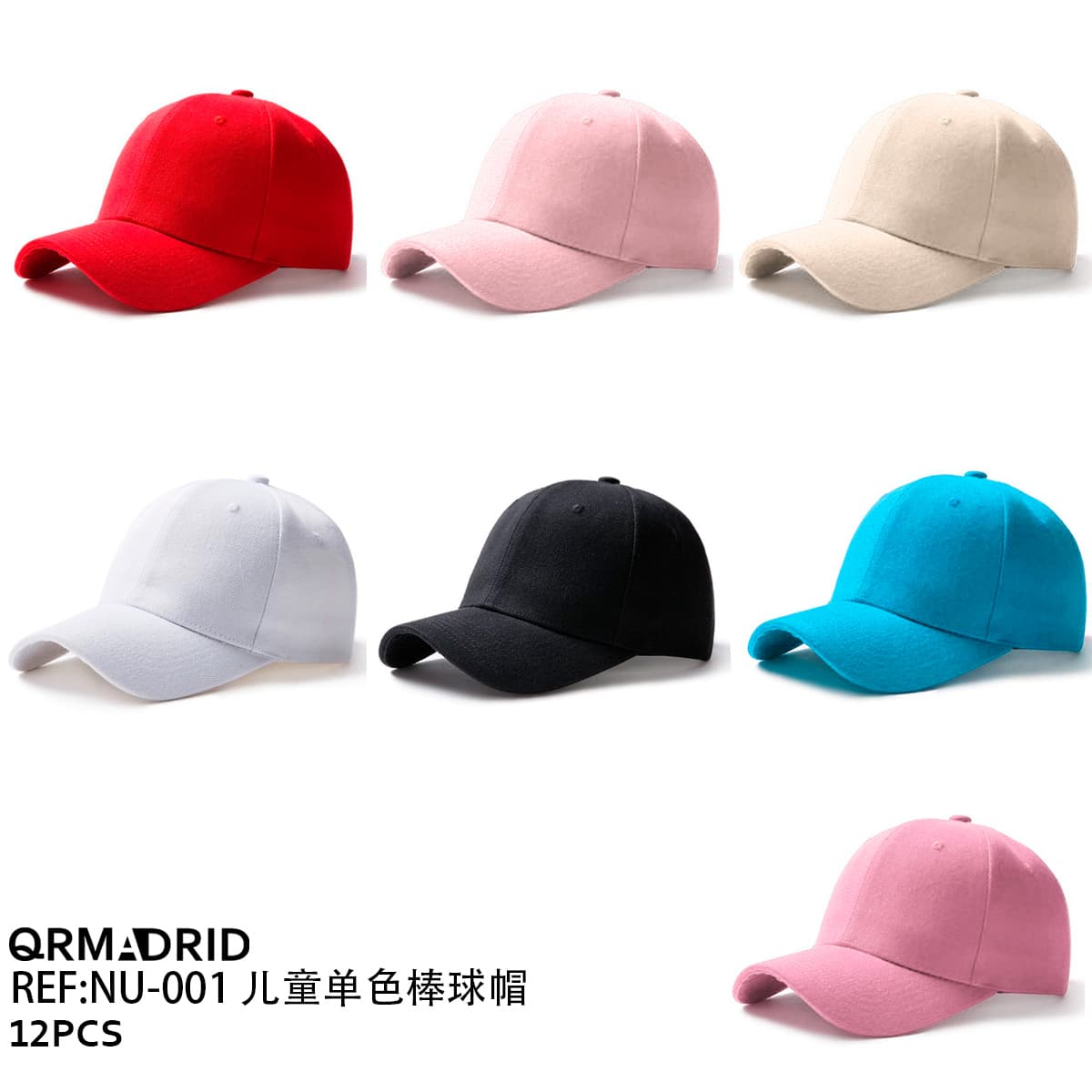 Gorra de ninos lisas