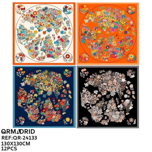 Panuelos de seda 130X130